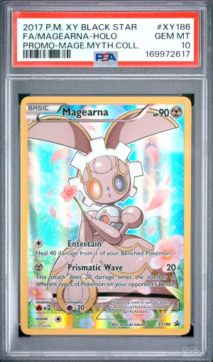 2017 Pokemon Xy Black Star Promo Fa/Magearna-Holo Promo-Mage.myth.coll. PSA 10