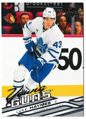 2026-27 Upper Deck Series 1 Luke Haymes Young Guns #219