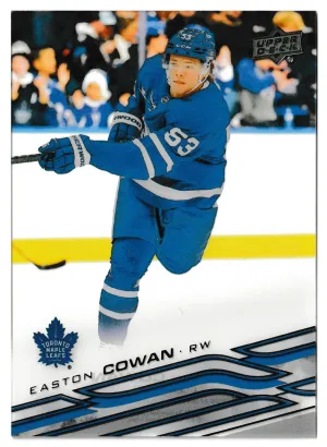 2026-27 Upper Deck Series 1 Easton Cowan Clear Cut #166