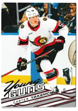 2026-27 Upper Deck Series 1 Carter Yakemchuk Young Guns Rookie #249