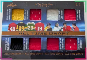 🔥#/6 Fleury CUJO Toews 8 RELIC 2022-23 LEAF IN THE GAME USED All Time Draft 🔥