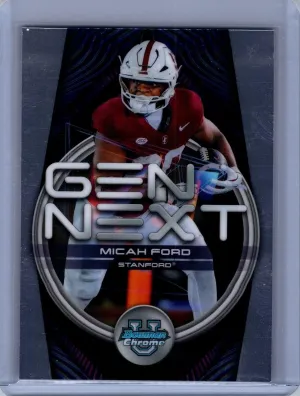 2026 Bowman #GN-17 Micah Ford Gen Next