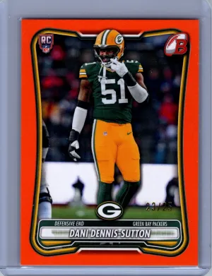 2026 Bowman #164 Dani Dennis-Sutton Orange #/25