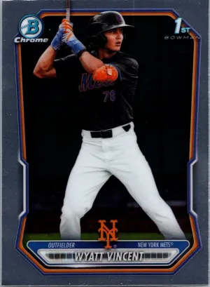 2026 Bowman Chrome #BCP-187 Wyatt Vincent Prospects
