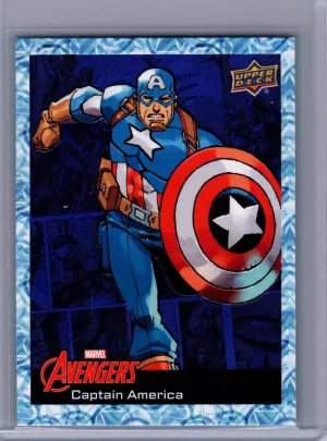 2024 Upper Deck Marvel Avengers #6 Captain America Blue