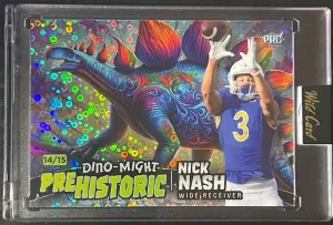 2025 Wild Card Pre Historic Dino-Might Nick Nash PRC Atlanta Falcons 14/15