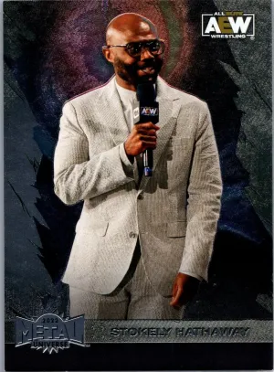 2022 SkyBox Metal Universe AEW #78 Stokely Hathaway