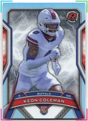Keon Coleman RC 2024 Topps Resurgence Refractor Bills