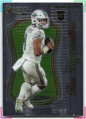 Tua Tagovailoa 2020 Panini Select Select Certified Rookies Prizm Dolphins