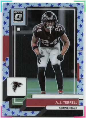 A.J. Terrell 2022 Donruss Optic Stars Falcons