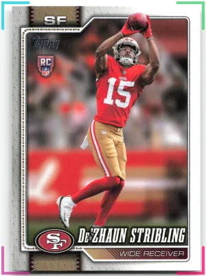 De’Zhaun Stribling RC 2026 Topps Flagship 49ers