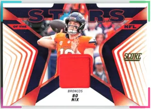 Bo Nix 2025 Score Stars of the NFL Jerseys Broncos