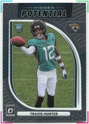 Travis Hunter 2025 Donruss Optic Hidden Potential Jaguars