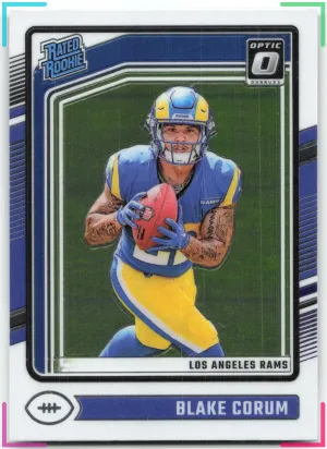 Blake Corum RC 2024 Donruss Optic Rams