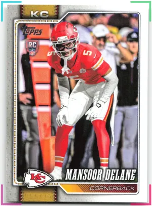 Mansoor Delane RC 2026 Topps Flagship Chiefs