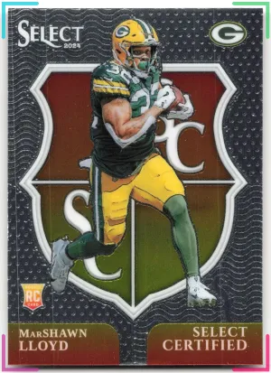 MarShawn Lloyd 2024 Panini Select Select Certified Rookies Packers