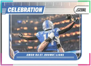 Amon-Ra St. Brown 2024 Score Celebration Lions