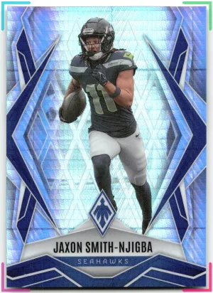 Jaxon Smith-Njigba 2025 Panini Phoenix Silver Hyper Prizm Seahawks
