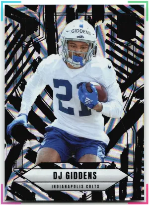 DJ Giddens RC 2025 Donruss Elite Razzle Dazzle Colts Case Hit SP
