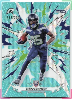 Tory Horton RC 2025 Topps Resurgence Aqua Surge Refractor #/250 Seahawks