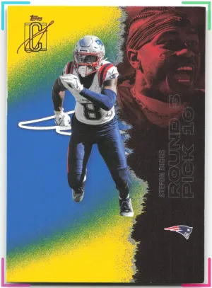 Stefon Diggs 2025 Topps Signature Class Blue & Yellow Patriots