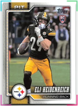 Eli Heidenreich RC 2026 Topps Flagship Steelers
