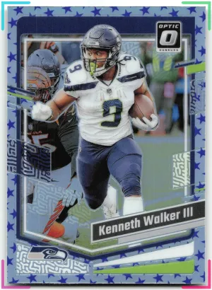 Kenneth Walker III 2023 Donruss Optic Stars Seahawks
