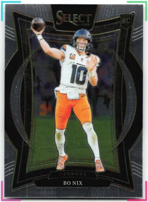 Bo Nix RC 2024 Panini Select Broncos