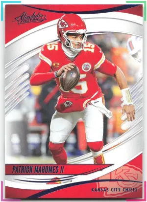 Patrick Mahomes II 2025 Panini Absolute Blue Chiefs