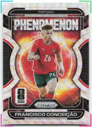 Francisco Conceicao 2026 Prizm FIFA World Cup Phenomenon Wave Prizm Portugal
