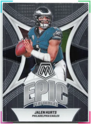 Jalen Hurts 2024 Panini Mosaic Epic Performers Eagles
