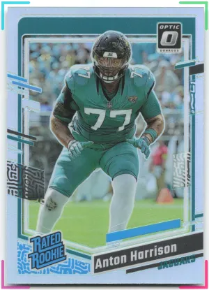 Anton Harrison RC 2023 Donruss Optic Holo Jaguars