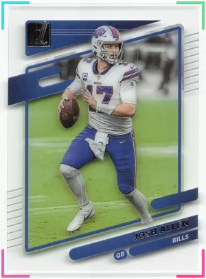 Josh Allen 2021 Clearly Donruss Bills