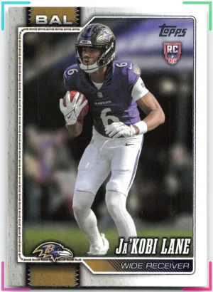 Ja’Kobi Lane RC 2026 Topps Flagship Ravens