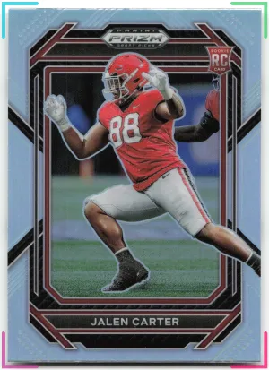 Jalen Carter 2023 Panini Prizm Draft Picks Prizm Silver Bulldogs