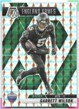 Garrett Wilson 2025 Panini Mosaic Mosaic Jets