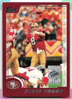 Steve Young 2000 Topps Season Opener 49ers