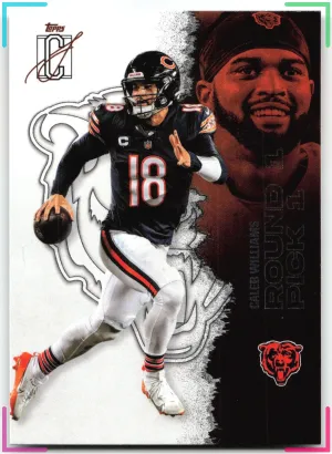 Caleb Williams 2025 Topps Signature Class Bears