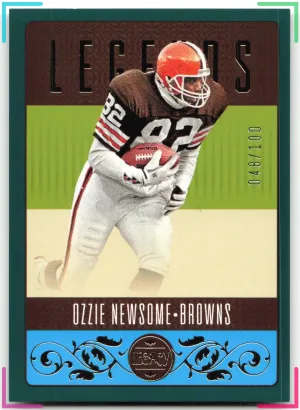 Ozzie Newsome 2023 Panini Legacy Green #/100 Browns