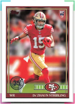 De'Zhaun Stribling 2026 Topps Flagship 1991 35th Anniversary Rookies 49ers