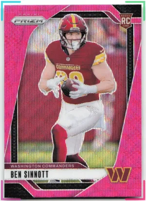 Ben Sinnott RC 2024 Panini Prizm Pink Wave Commanders