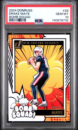 2024 Panini Donruss Bomb Squad Drake Maye