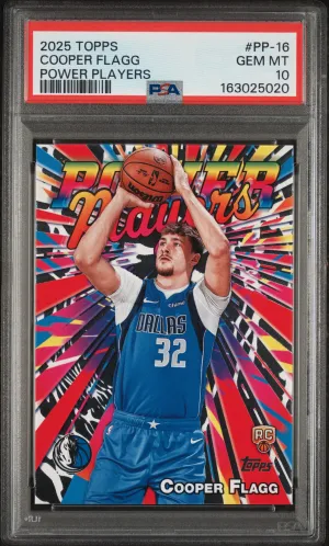 2025 Topps Power Players Cooper Flagg PSA 10 #PP-16