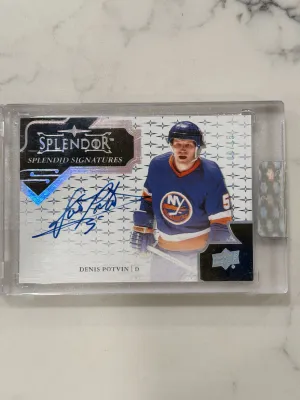 2017-18 Upper Deck Splendor Denis Potvin Splendid Signatures Auto #SA-DP