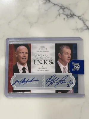2008-09 UD OPC Premier Messier & MacInnis Dual Induction INKS /50 #2PI-MM