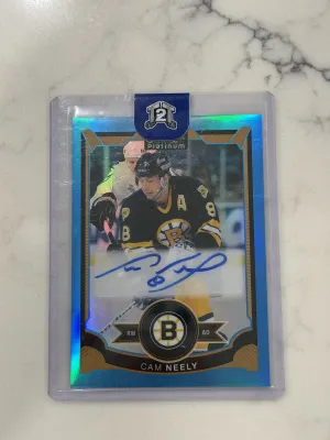 2015-16 Upper Deck OPC Platinum Cam Neely Retro Blue Auto