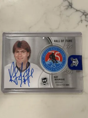 2018-19 Upper Deck The Cup Ray Bourque Hall of Fame Auto Patch #HOF-RB