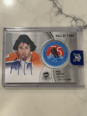2018-19 Upper Deck The Cup Hockey Paul Coffey Hall of Fame Auto Patch #HOF-PC