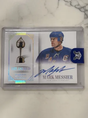 2013-14 Panini National Treasures Mark Messier Hart Trophy Auto /25 #H-MM