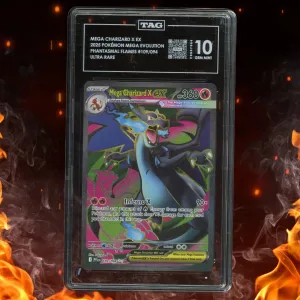 Pokemon Phantasmal Flames Charizard ex 109/094 Ultra Rare TAG 10
